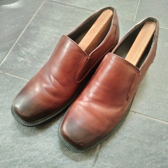 Calden Men's Invisible Height Increasing Elevator Shoes - Dark Brown Leather - Picture 6 of 9